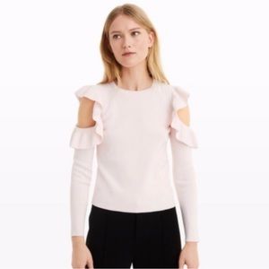 Club Monaco Cold Shoulder sweater